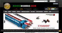 Desktop Screenshot of mondobiliardo.com