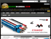 Tablet Screenshot of mondobiliardo.com